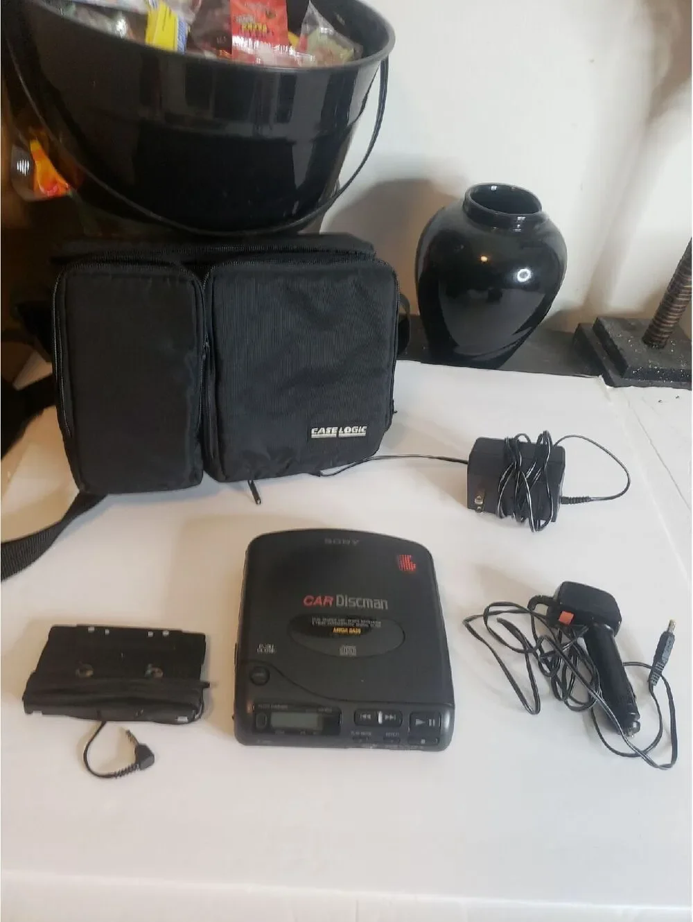 SONY Car Discman Set CD Player Portable D-802K